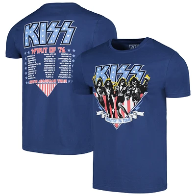 Unisex Navy KISS Americana T-Shirt