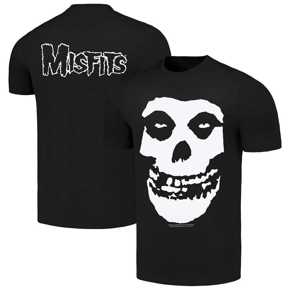 Unisex Black Misfits Classic Fiend Skull T-Shirt