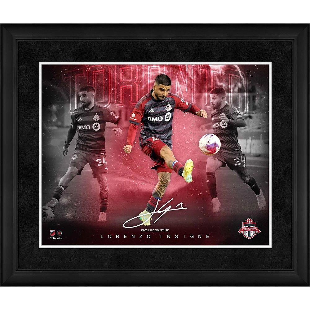 Lorenzo Insigne Toronto FC Framed 16" x 20" Stars of the Game Collage - Facsimile Signature