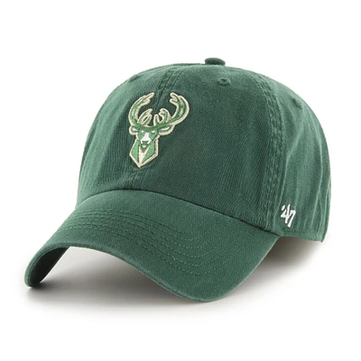 Men's '47 Hunter Green Milwaukee Bucks Classic Franchise Fitted Hat