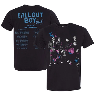 Unisex Black Fall Out Boy Bubbles So Much For Stardust Tour T-Shirt