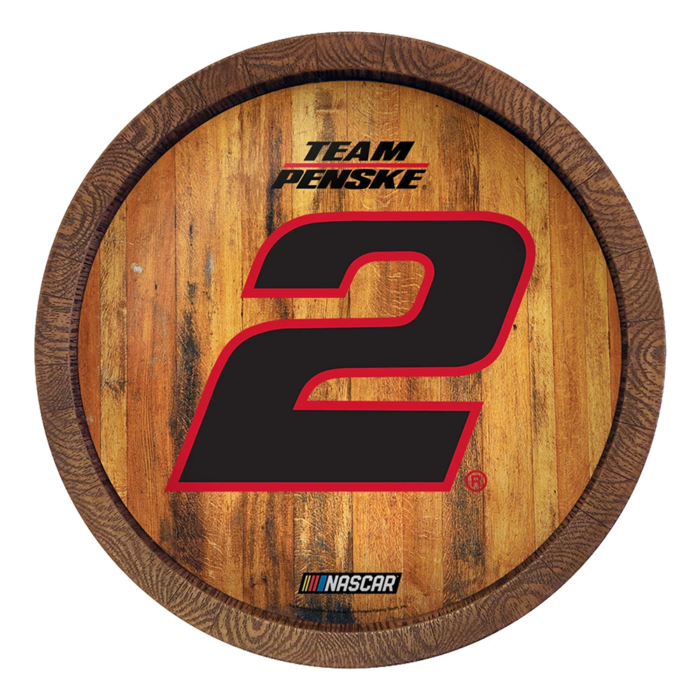 Austin Cindric 20.25'' Faux Barrel Top Sign