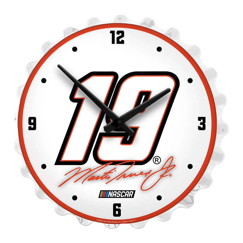 Martin Truex Jr 19" Bottle Cap Lighted Wall Clock