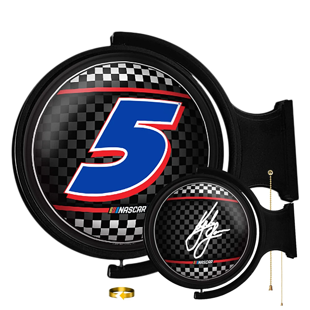 Kyle Larson 21'' x 23'' Rotating Lighted Wall Sign
