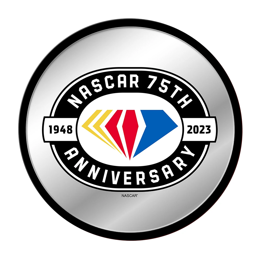 NASCAR 17.5" Modern Disc Mirrored Wall Sign