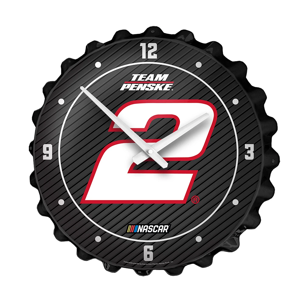 Austin Cindric 18.5" Bottle Cap Wall Clock