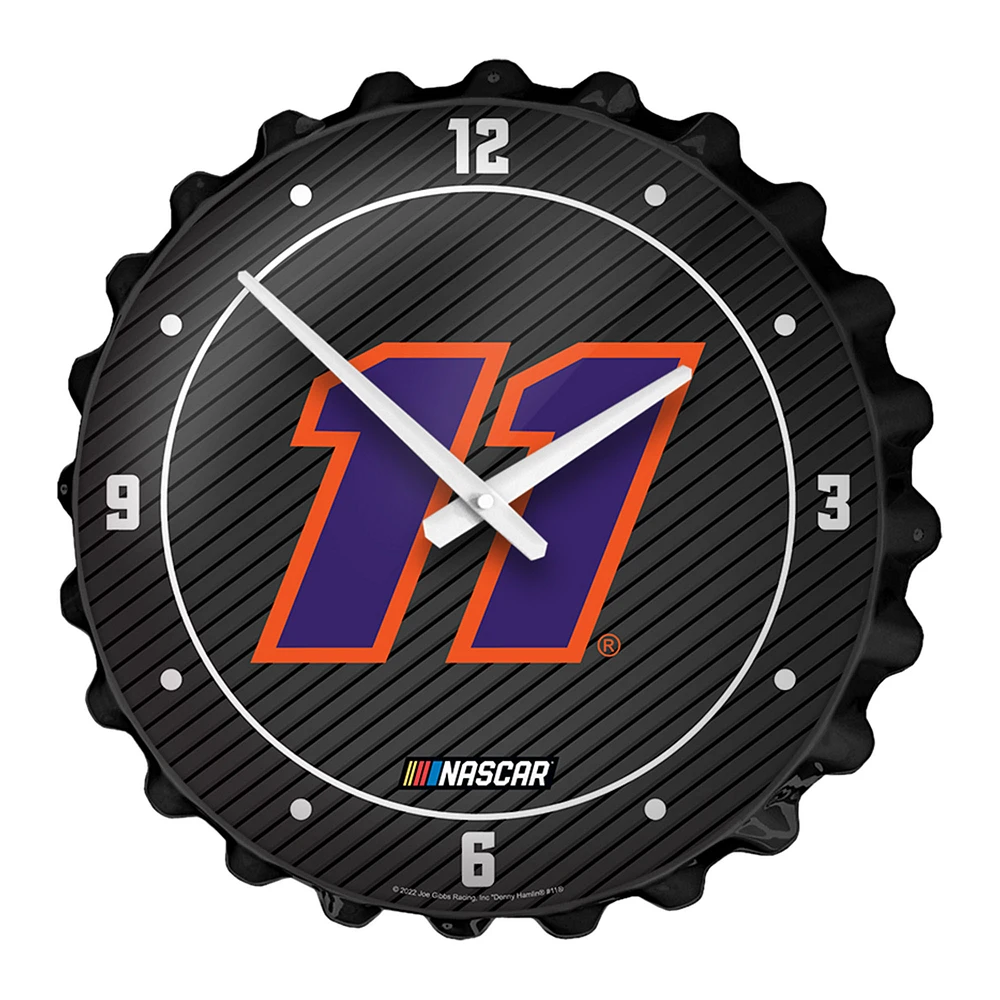 Denny Hamlin 18.5" Bottle Cap Wall Clock