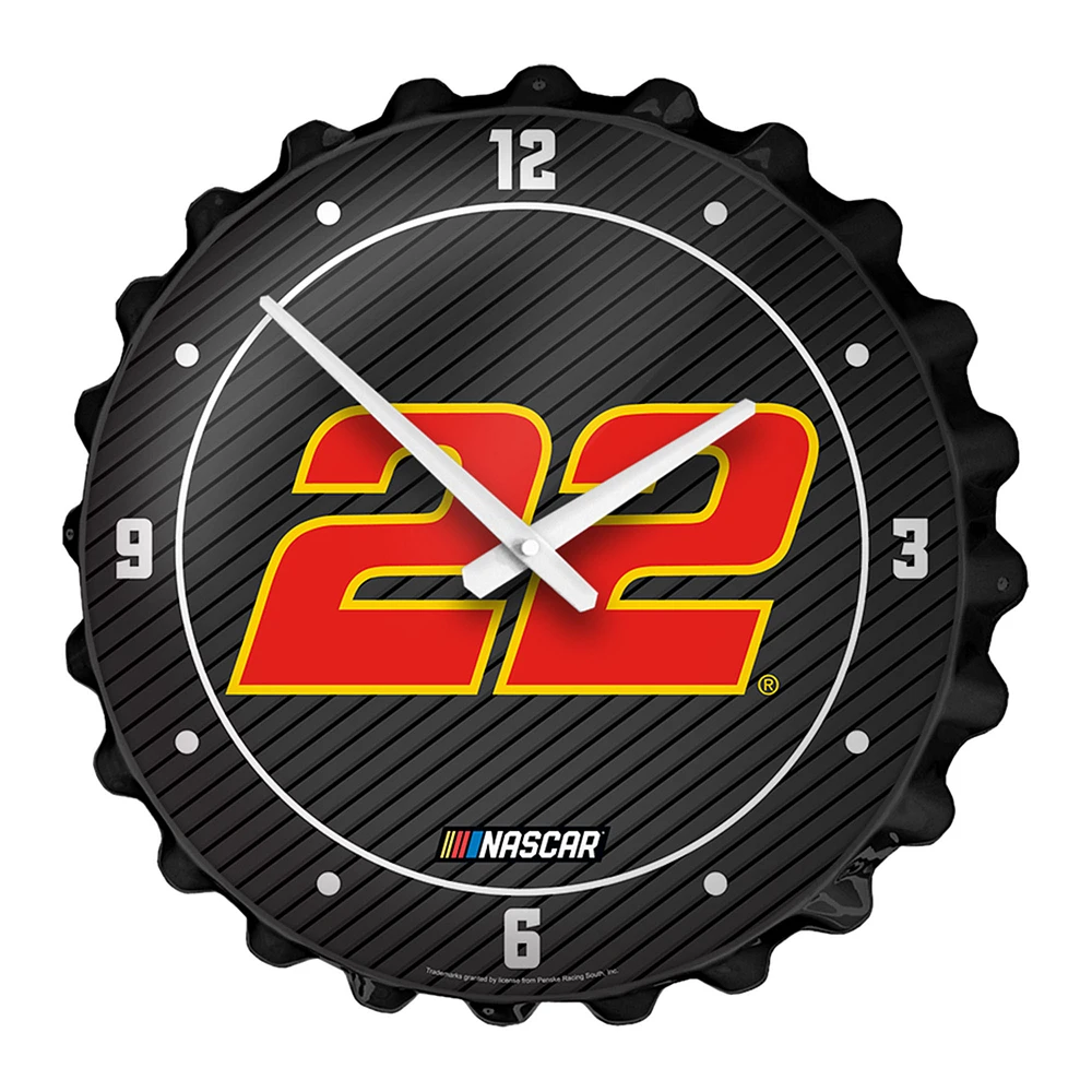 Joey Logano 18.5" Bottle Cap Wall Clock