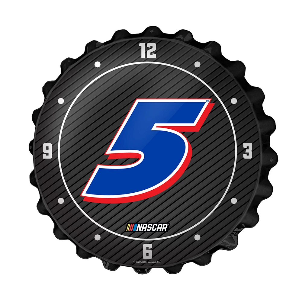 Kyle Larson 18.5" Bottle Cap Wall Clock
