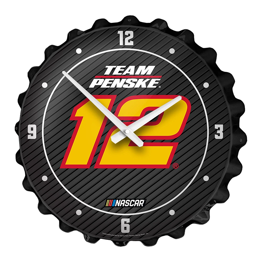 Ryan Blaney 18.5" Bottle Cap Wall Clock