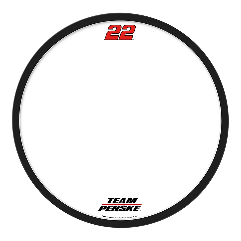 Joey Logano 17.5" Modern Disc Framed Dry Erase Board