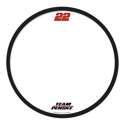 Joey Logano 17.5" Modern Disc Framed Dry Erase Board