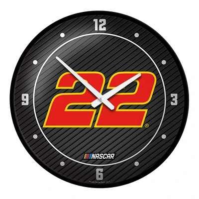Joey Logano 17.5" Modern Disc Wall Clock