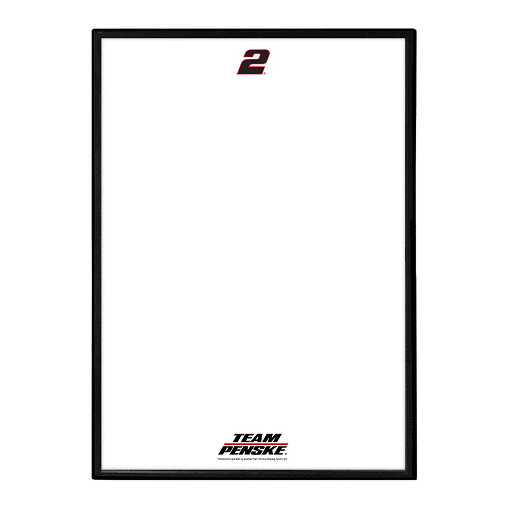 Austin Cindric 19" x 27" Framed Dry Erase Board