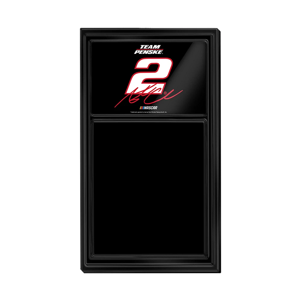 Austin Cindric 17.5" x 31" Chalk Note Board