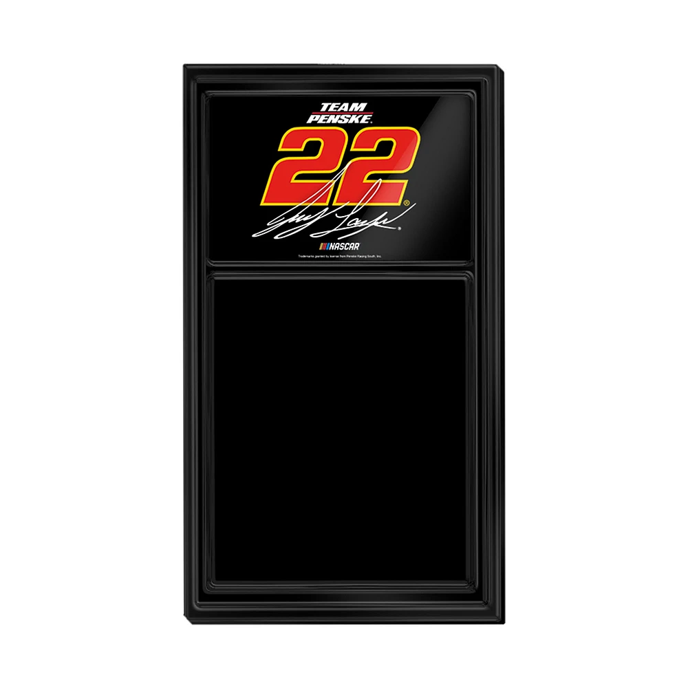 Joey Logano 17.5" x 31" Chalk Note Board
