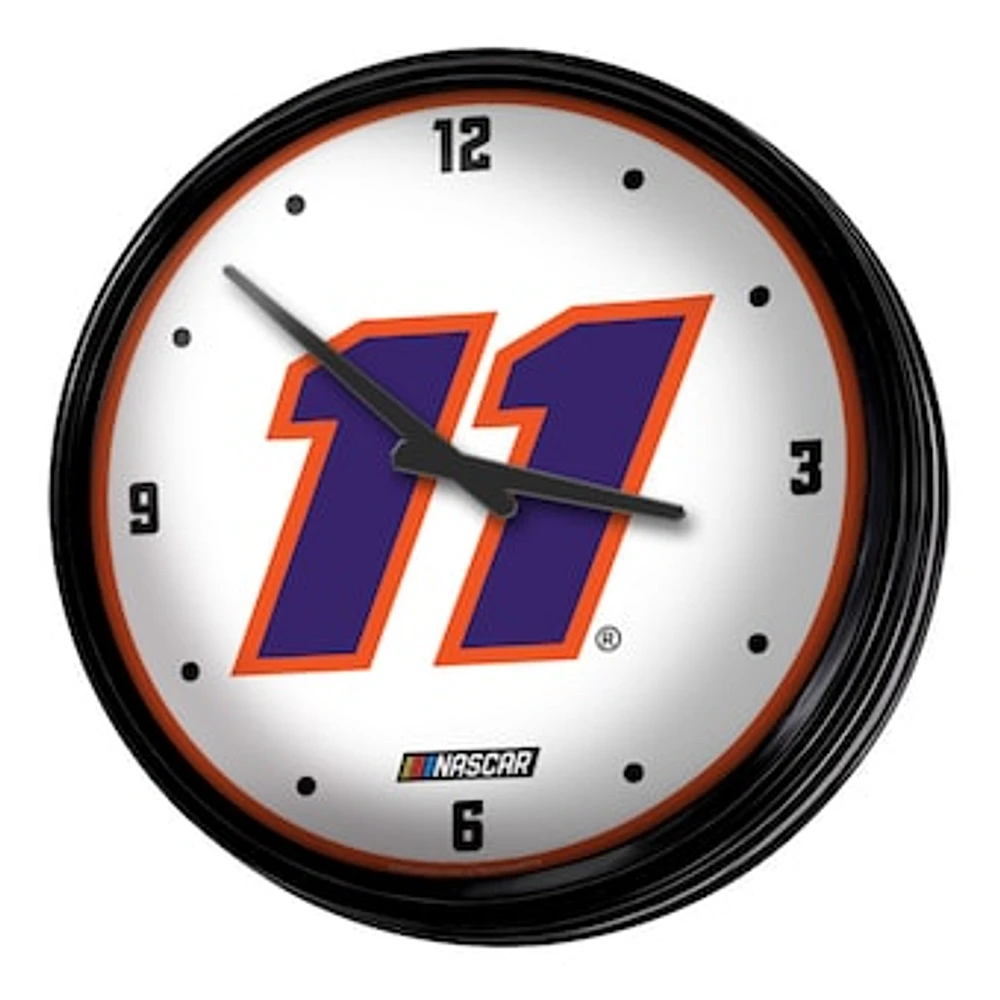 Denny Hamlin 18.5" Retro Lighted Wall Clock