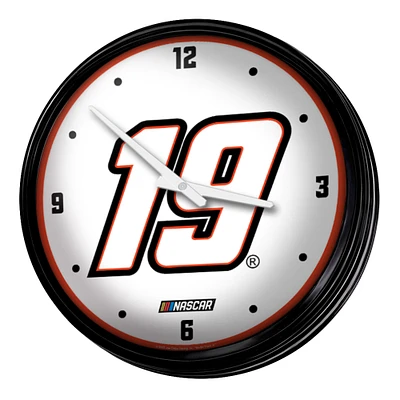 Martin Truex Jr 18.5" Retro Lighted Wall Clock