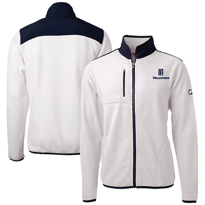 Men's Cutter & Buck PGA TOUR Volunteers Big Tall Cascade Eco Sherpa Fleece Full-Zip Jacket