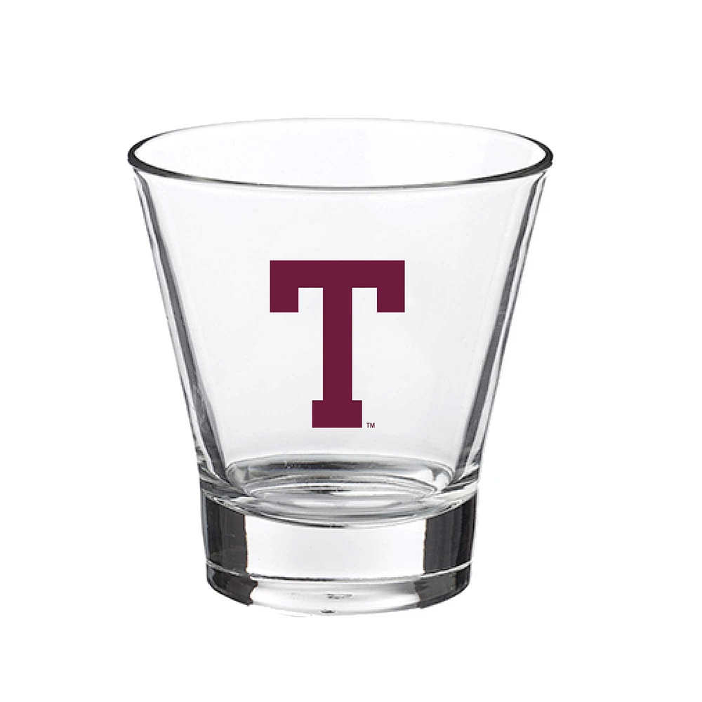 Texas A&M Aggies 12oz. Slant Vault Rock Glass