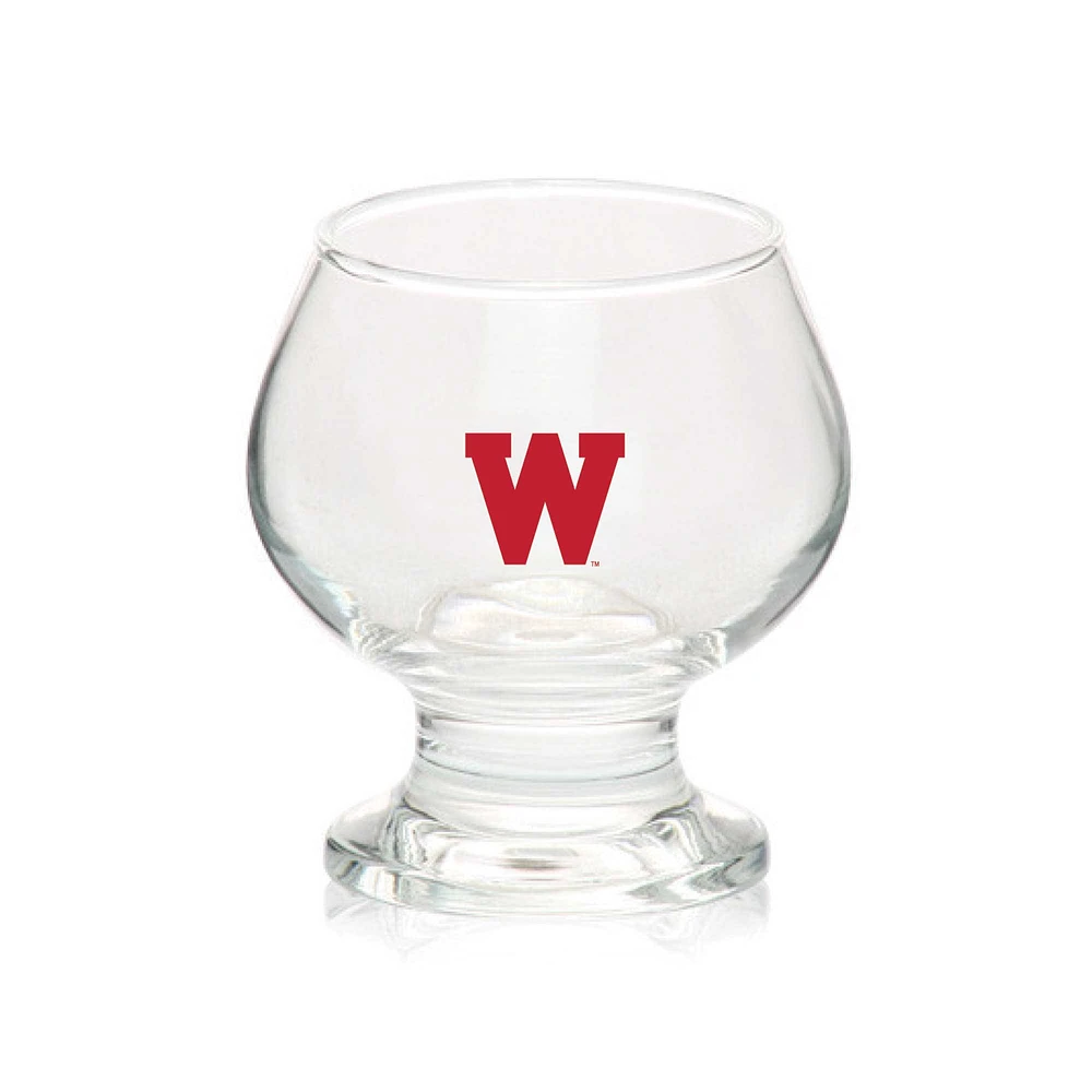 Wisconsin Badgers 7oz. Balloon Glass