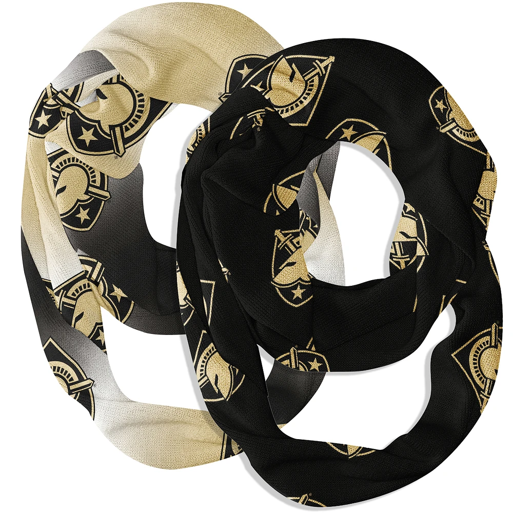 Vive La Fete Army Black Knights Two-Piece Infinity Scarves Set