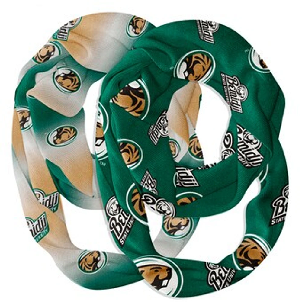 Vive La Fete Bemidji State Beavers Two-Piece Infinity Scarves Set
