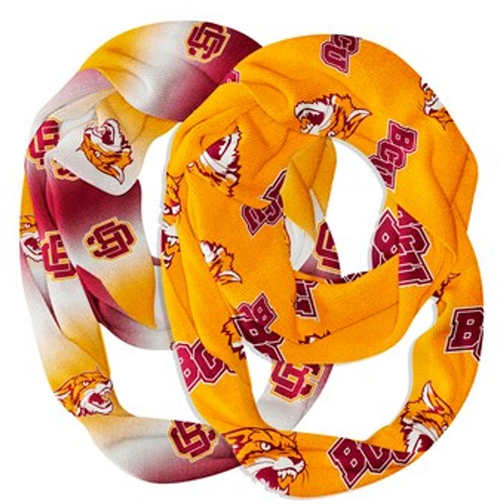 Vive La Fete Bethune-Cookman Wildcats Two-Piece Infinity Scarves Set