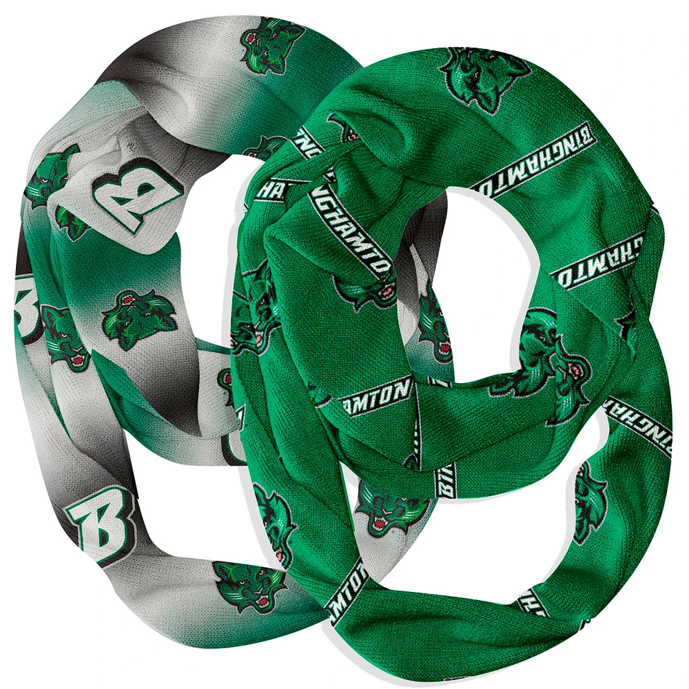 Vive La Fete SUNY Binghamton Bearcats Two-Piece Infinity Scarves Set