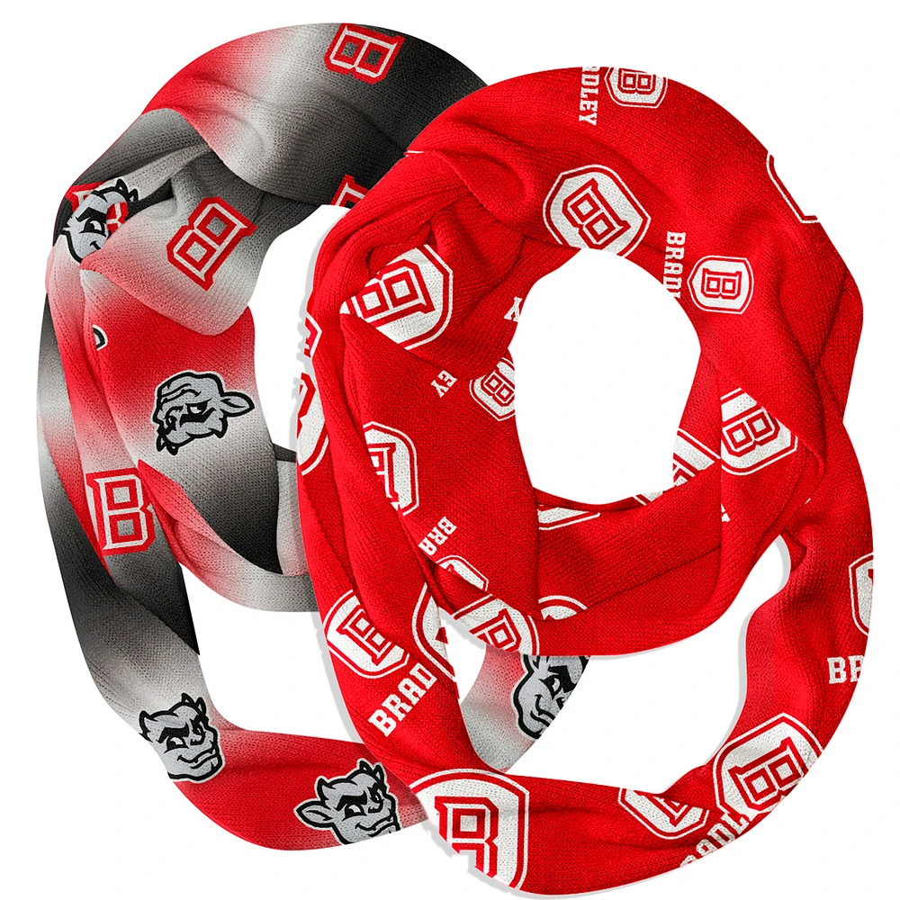 Vive La Fete Bradley Braves Two-Piece Infinity Scarves Set