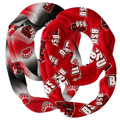 Vive La Fete Bridgewater State Bears Two-Piece Infinity Scarves Set