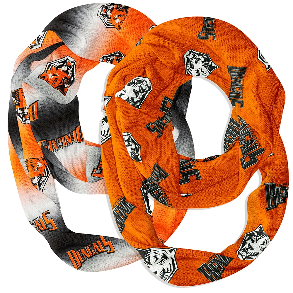 Vive La Fete Buffalo State Bengals Two-Piece Infinity Scarves Set