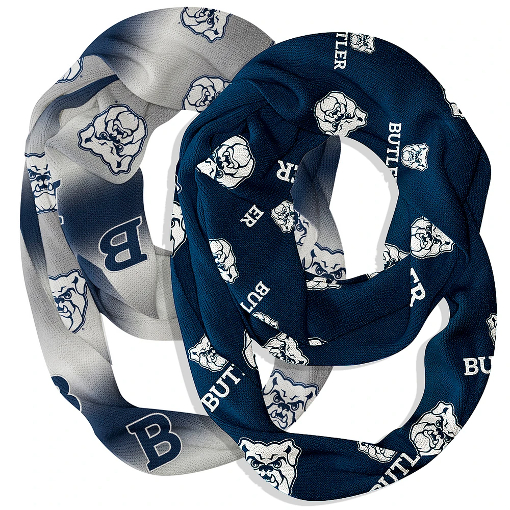 Vive La Fete Butler Bulldogs Two-Piece Infinity Scarves Set