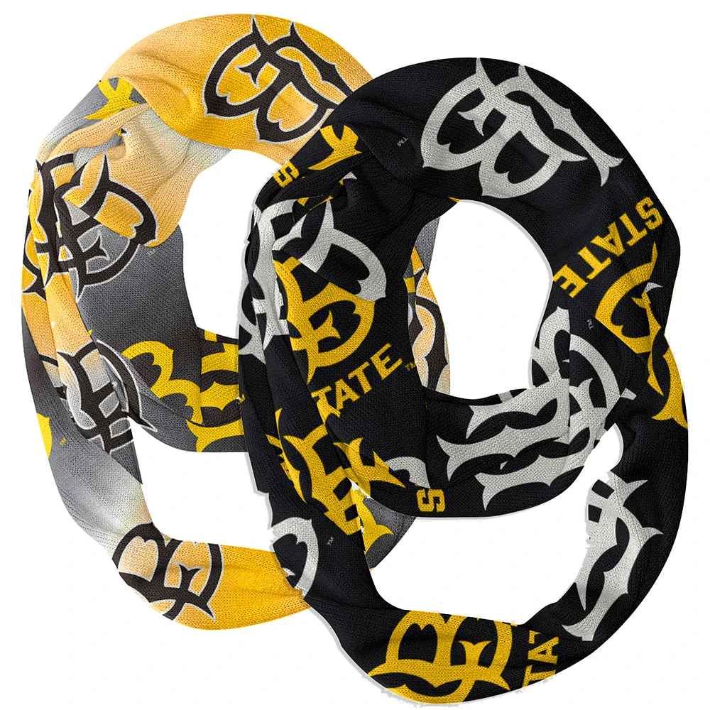 Vive La Fete Cal State Long Beach The Beach Two-Piece Infinity Scarves Set