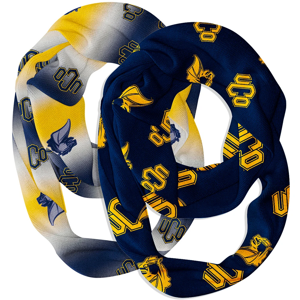 Vive La Fete Central Oklahoma Bronchos Two-Piece Infinity Scarves Set