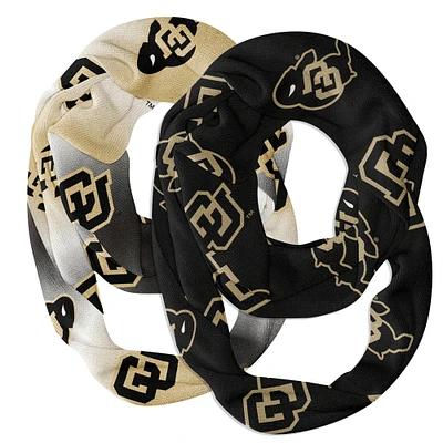 Vive La Fete Colorado Buffaloes Two-Piece Infinity Scarves Set