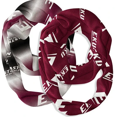 Vive La Fete Eastern Kentucky Colonels Two-Piece Infinity Scarves Set