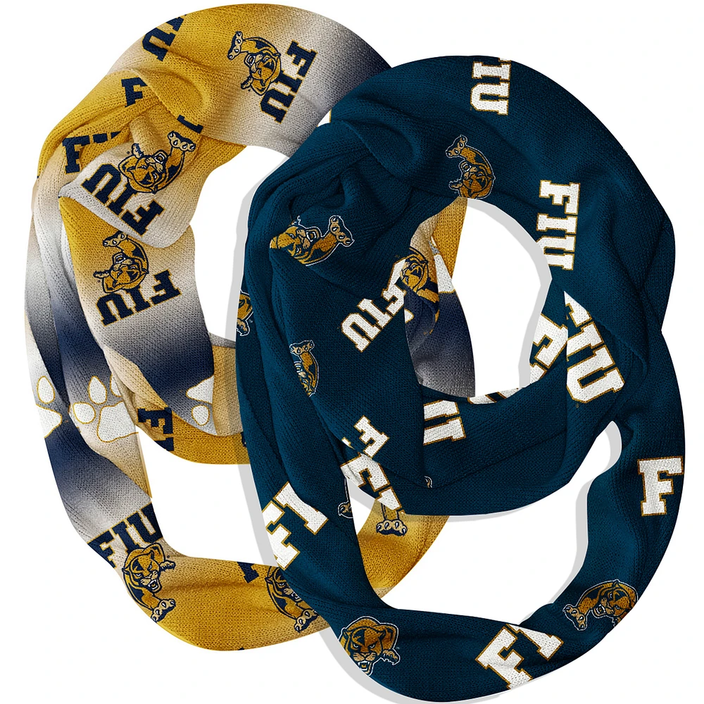 Vive La Fete FIU Panthers Two-Piece Infinity Scarves Set