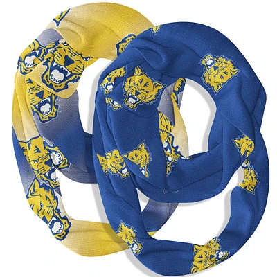 Vive La Fete Fort Valley State Wildcats Two-Piece Infinity Scarves Set