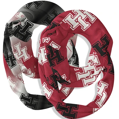Vive La Fete Houston Cougars Two-Piece Infinity Scarves Set