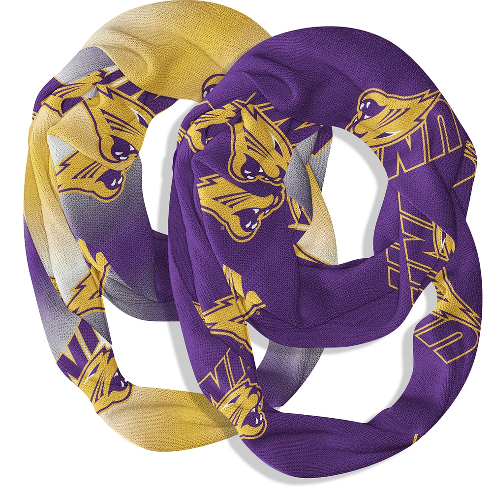 Vive La Fete Northern Iowa Panthers Two-Piece Infinity Scarves Set