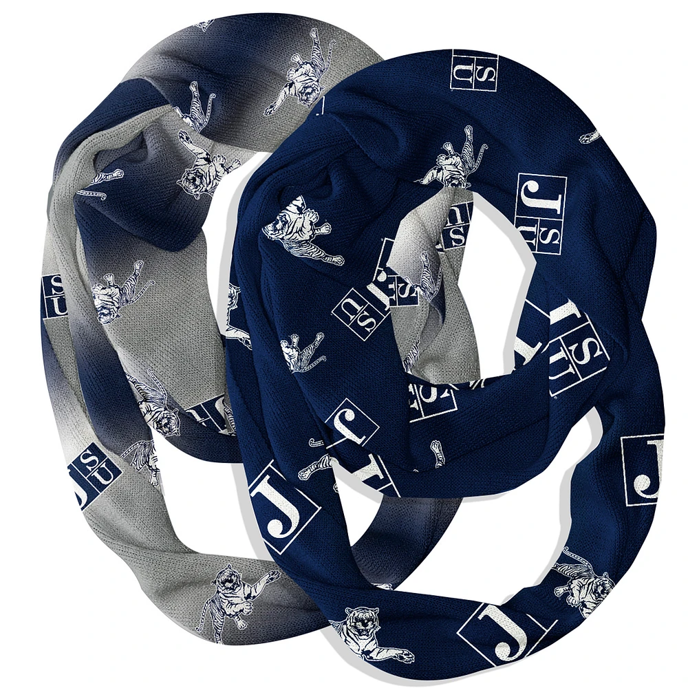 Vive La Fete Jackson State Tigers Two-Piece Infinity Scarves Set