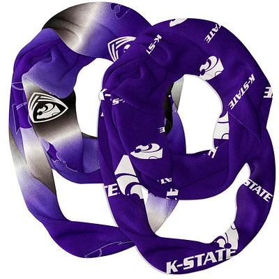 Vive La Fete Kansas State Wildcats Two-Piece Infinity Scarves Set