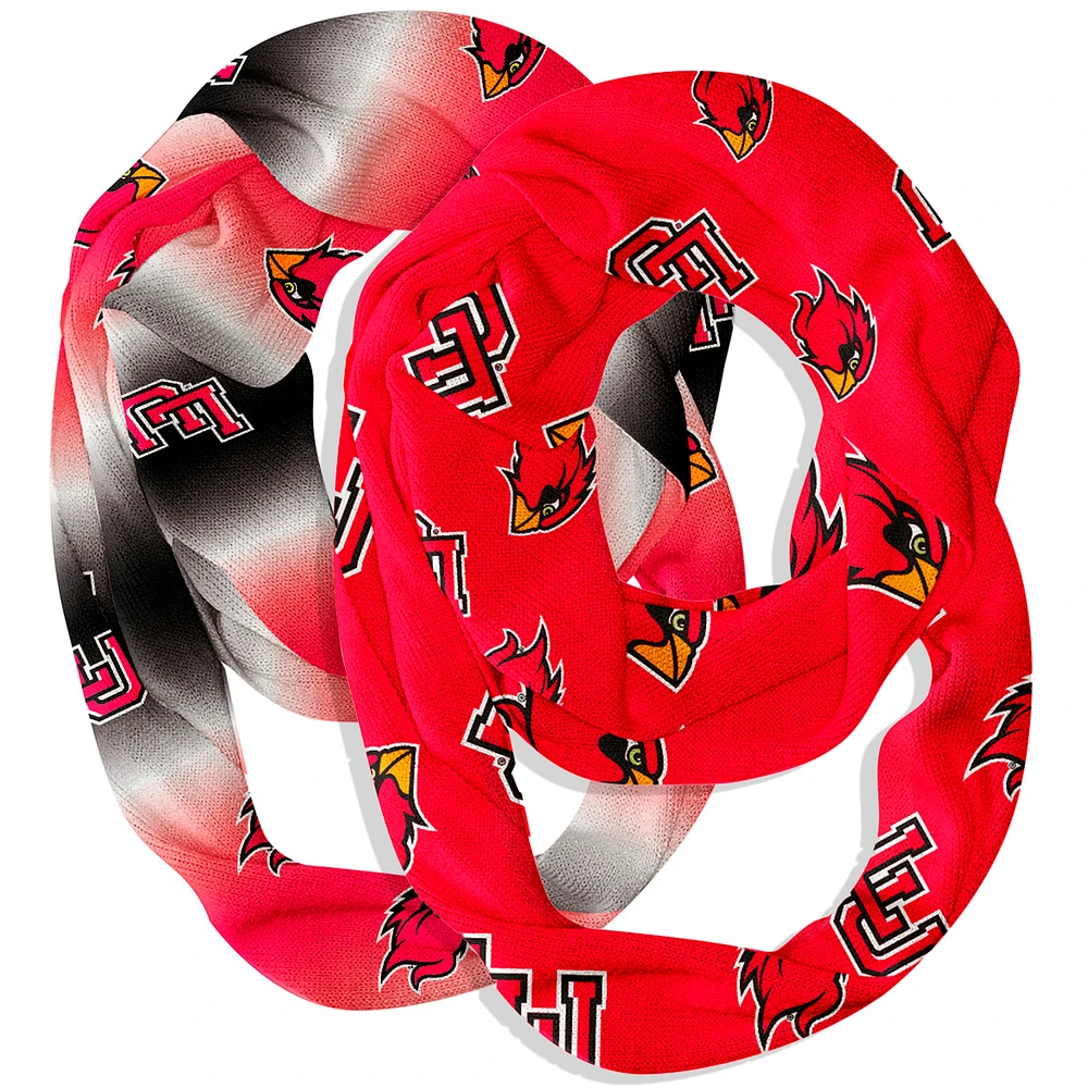 Vive La Fete Lamar Cardinals Two-Piece Infinity Scarves Set