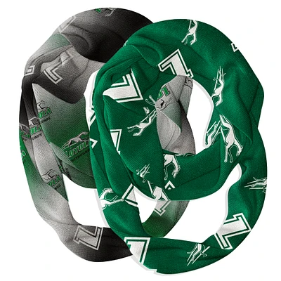Vive La Fete Loyola Greyhounds Two-Piece Infinity Scarves Set