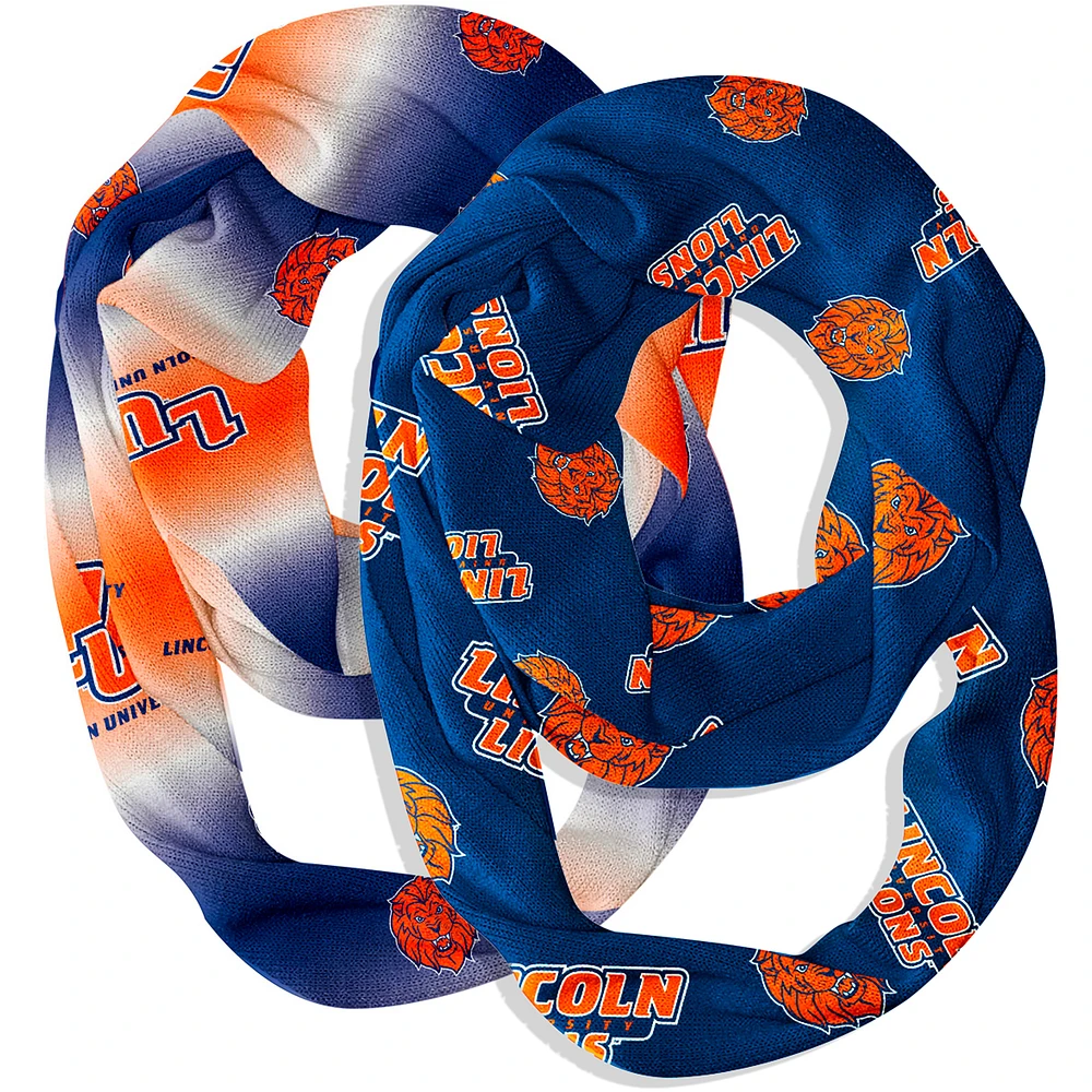 Vive La Fete Lincoln Lions Two-Piece Infinity Scarves Set