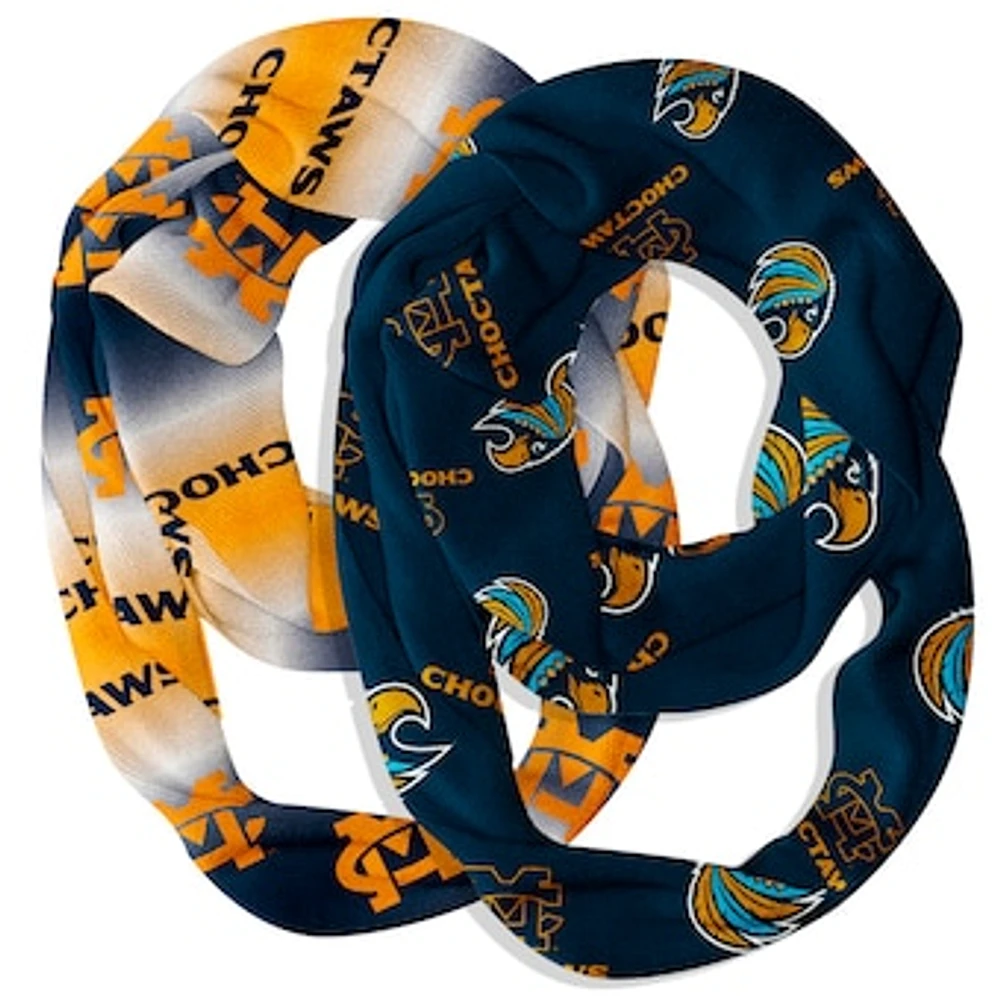 Vive La Fete Mississippi College Choctaws Two-Piece Infinity Scarves Set