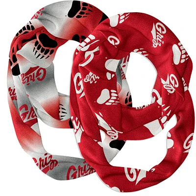 Vive La Fete Montana Grizzlies Two-Piece Infinity Scarves Set