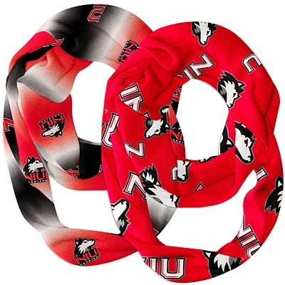 Vive La Fete  Northern Illinois Huskies Two-Piece Infinity Scarves Set