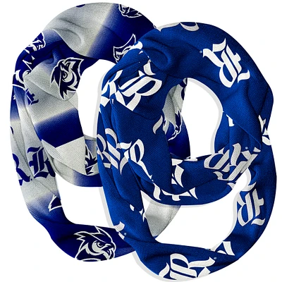 Vive La Fete Rice Owls Two-Piece Infinity Scarves Set